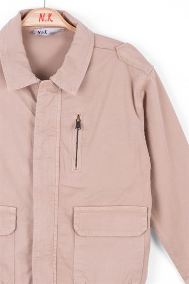 Nk Kids Erkek Çocuk 8-14 Yaş Cepli Mevsimlik Ceket 46703 Vizon
