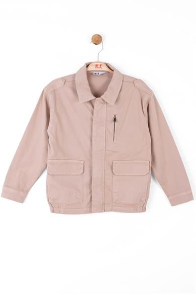 Nk Kids Erkek Çocuk 8-14 Yaş Cepli Mevsimlik Ceket 46703 Vizon