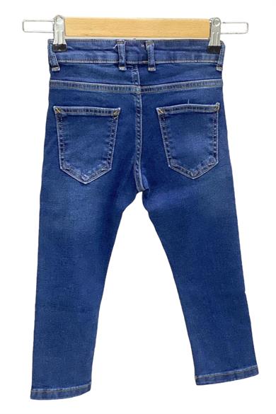 Nk Kids Erkek Çocuk Slim Fit Likralı Kot Pantolon 63706 Kot Mavi