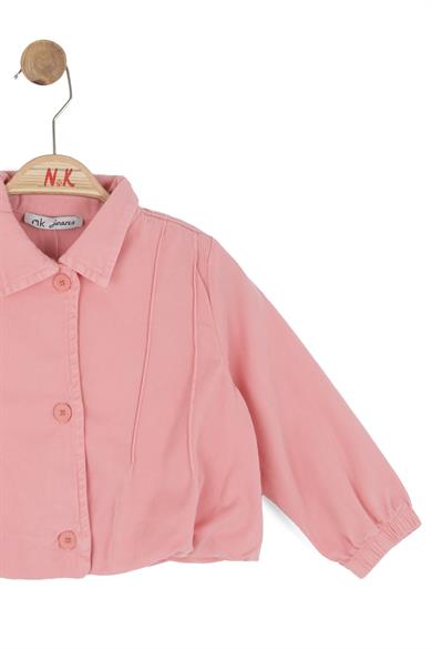 Nk Kids Kız Bebek 1-4 Yaş Çimalı Blommer Ceket Pudra