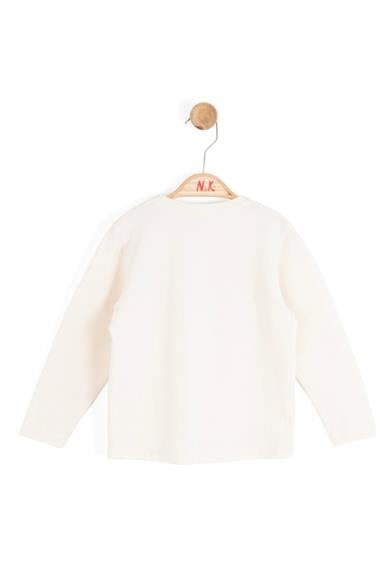 Nk Kids Kız Çocuk 1-4 Yaş Taşlı Fiyonk Detaylı Badi Krem