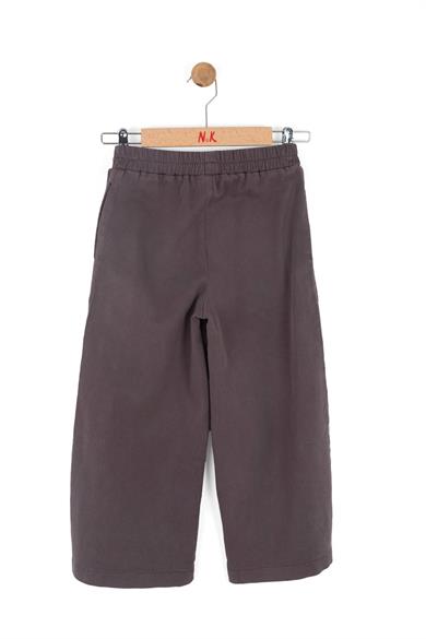 Nk Kids Kız Çocuk 4-8 Yaş Modal Kumaş Palazzo Pantolon Kahverengi