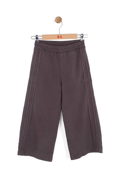 Nk Kids Kız Çocuk 4-8 Yaş Modal Kumaş Palazzo Pantolon Kahverengi