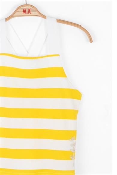 Nk Kids Kız Çocuk 8-14 Yaş Askılı Crop 36411 Sarı