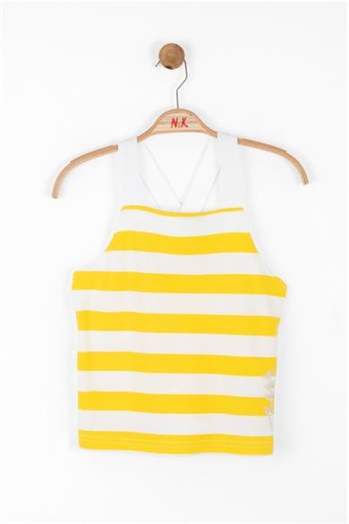 Nk Kids Kız Çocuk 8-14 Yaş Askılı Crop 36411 Sarı