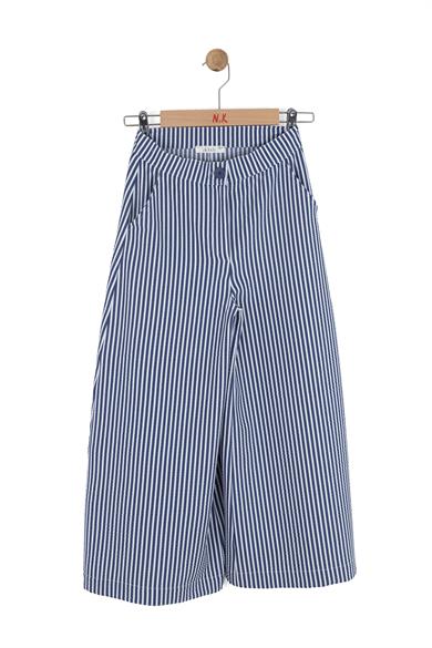 Nk Kids Kız Çocuk 8-14 Yaş Marin Palazzo Pantolon Lacivert