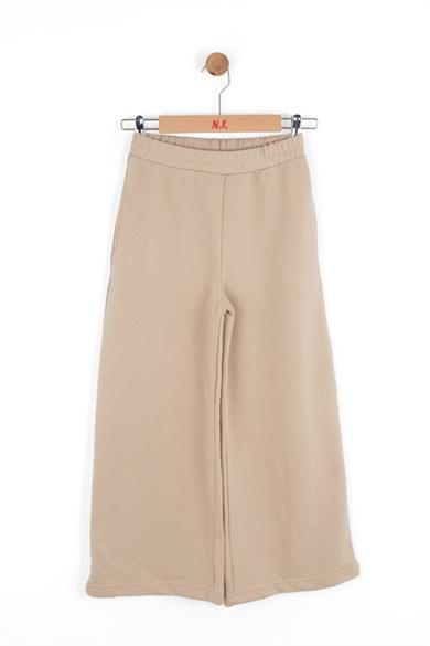 Nk Kids Kız Çocuk 8-14 Yaş Palazzo Eşofman Altı Bej