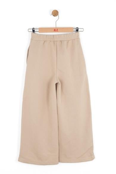 Nk Kids Kız Çocuk 8-14 Yaş Palazzo Eşofman Altı Bej