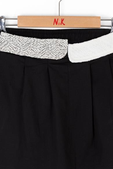 Nk Kids Kız Çocuk 8-14 Yaş Pileli Etek 56354 Siyah