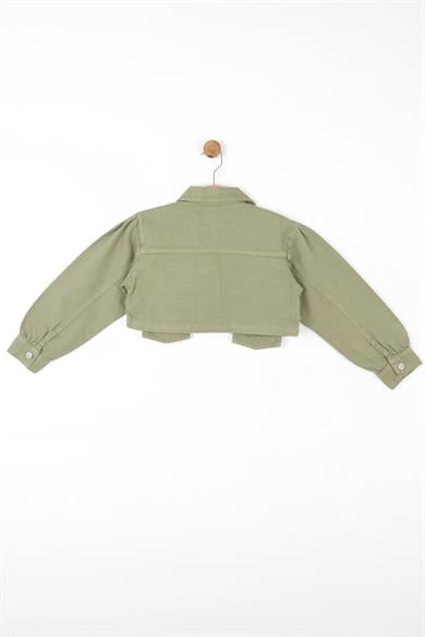 Nk Kids Kız Çocuk Crop Mevsimlik Ceket 36704 Haki