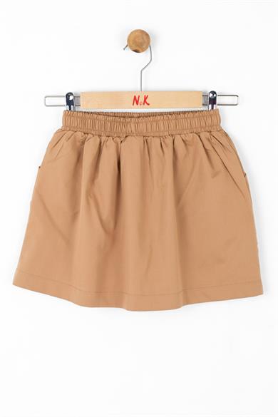 Nk Kids Kız Çocuk Düğmeli Bonibon Etek 56518 Camel