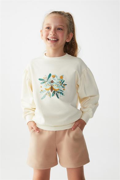 NK Kids Kız Çocuk Kaşe Şort 55506 Camel