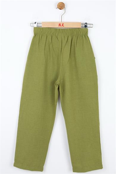 Nk Kids Kız Çocuk Piliseli Salaş Pantolon 56338 Haki