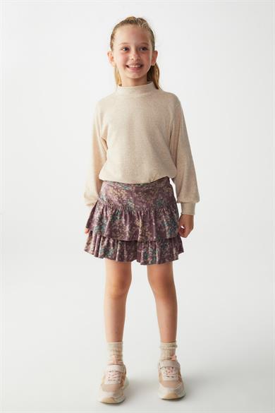 NK Kids Kız Çocuk Yarım Balıkçı Triko Body 35500 Vizon