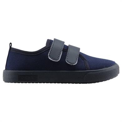 Sanbe Unisex Çocuk 20-25 Cırtlı Keten Ayakkabı 401 N 006 Lacivert