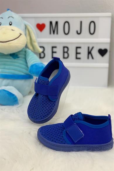 Sanbe Unisex Çocuk 20-25 Keten Ayakkabı 401 N 002 Mavi