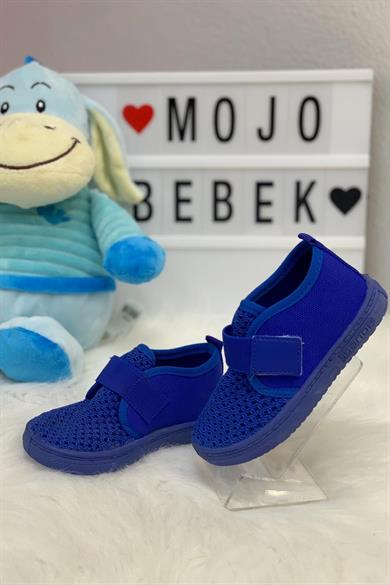 Sanbe Unisex Çocuk 20-25 Keten Ayakkabı 401 N 002 Mavi