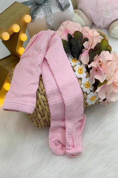 Sebi Bebek Kabartmalı Külotlu Çorap 1251 Pembe