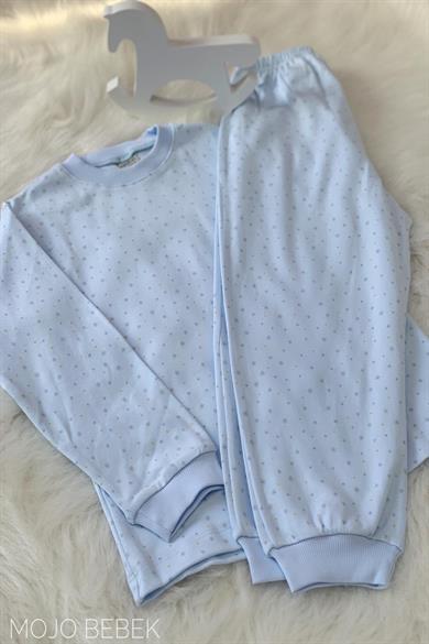Sebi Kar Taneli Pijama Takımı 2230 Mavi