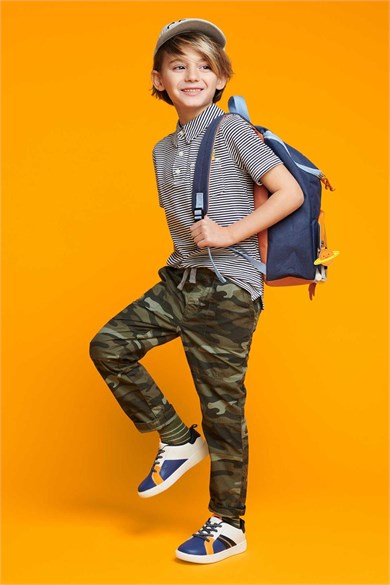 Skip Hop Erkek Çocuk Spark Style Büyük Boy Sırt Çantası Roket Lacivert