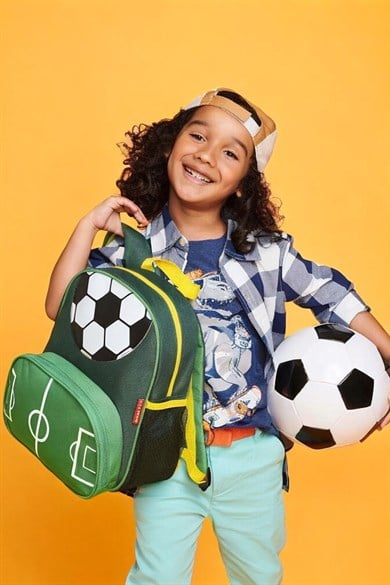 Skip Hop Erkek Çocuk Spark Style Sırt Çantası Futbol Yeşil