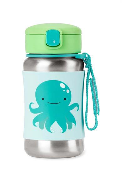 Skip Hop Erkek Çocuk Zoo Paslanmaz Çelik Suluk Ahtapot Yeşil