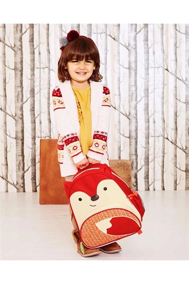 Skip Hop Unisex Çocuk Zoo Sırt Çantası Tilki Kırmızı