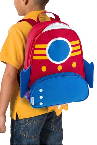 Stephen Joseph Erkek Çocuk Sırt Çantası Roket SJ102098 Kırmızı