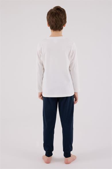 U. S. Polo Erkek Çocuk 4-8 Yaş İkili Takım Krem