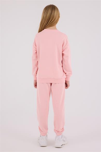 U.S. Polo Kız Çocuk 9-15 Yaş Eşofman Takımı Pudra