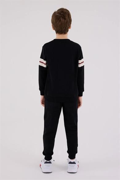 U.S. Polo Erkek Çocuk 9-15 Yaş Eşofman Takımı Siyah