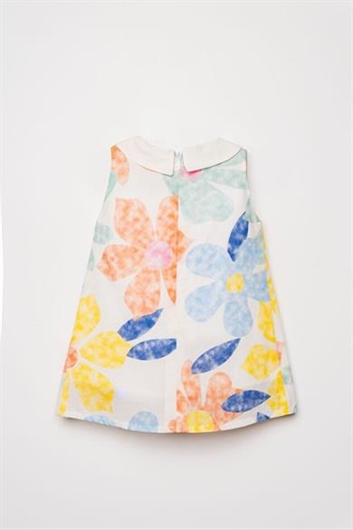 U.S. Polo Kız Bebek 6-36 Ay Çiçek Desenli Elbise Renkli