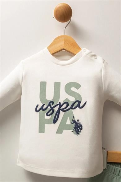 U.S. Polo Erkek Bebek 6 Ay-3 Yaş Üçlü Eşofman Takımı Yeşil