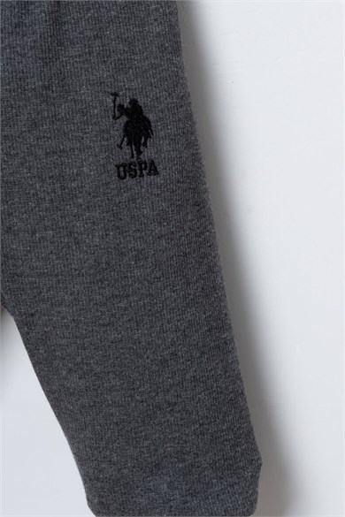 U.S. Polo Erkek Bebek 6 Ay- 3 Yaş Üçlü Eşofman Takımı Kırmızı