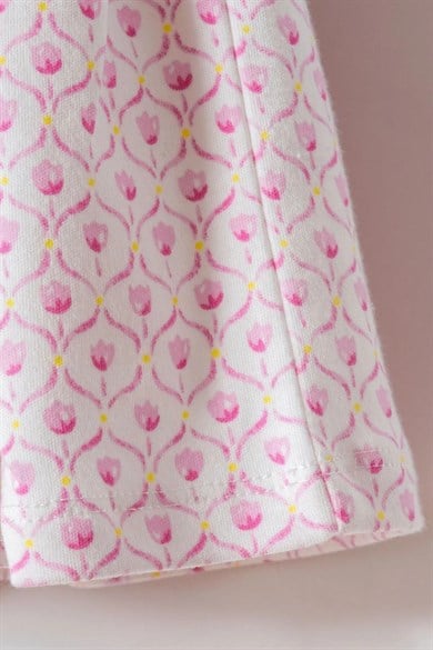 U.S. Polo Kız Bebek 6 Ay-3 Yaş %100 Pamuk Astarlı Elbise Pembe