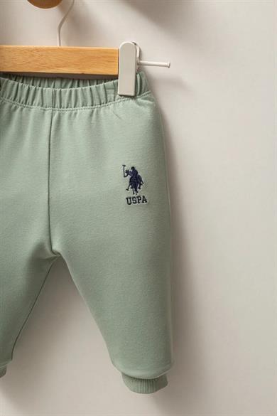 U.S. Polo Erkek Bebek 6 Ay-3 Yaş Üçlü Eşofman Takımı Yeşil