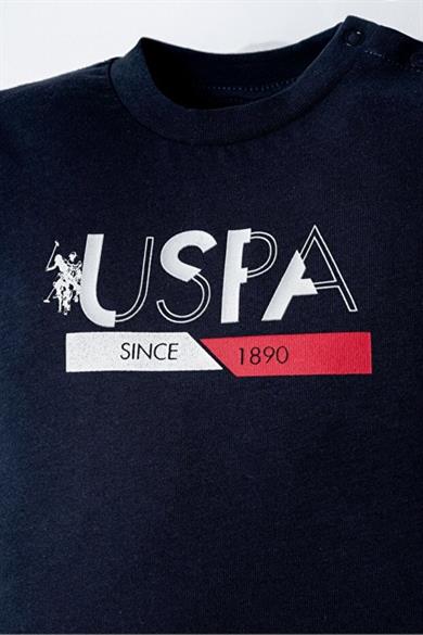 U.S. Polo Erkek Bebek 6-36 Ay İkili Şortlu Takım Lacivert