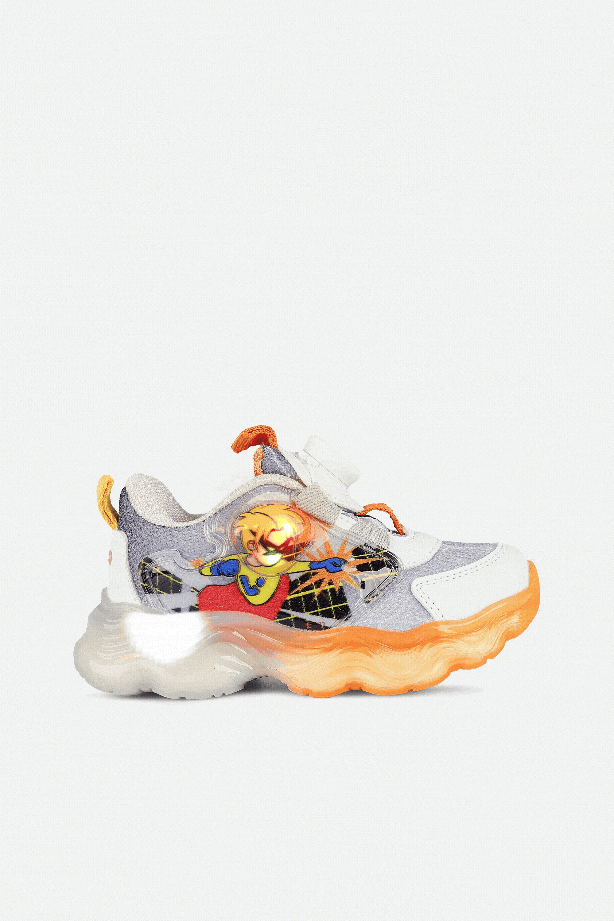 Vicco Erkek Bebek 22-25 Numara Kripton Işıklı Spor Ayakkabı Gri