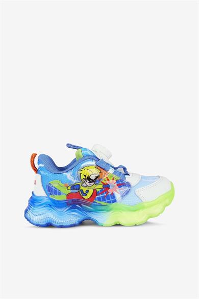 Vicco Erkek Bebek 22-25 Numara Kripton Işıklı Spor Ayakkabı Saks