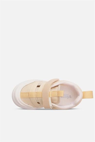 Vicco Kız Bebek 22-25 Numara Işıklı Yazlık Spor Ayakkabı Bej