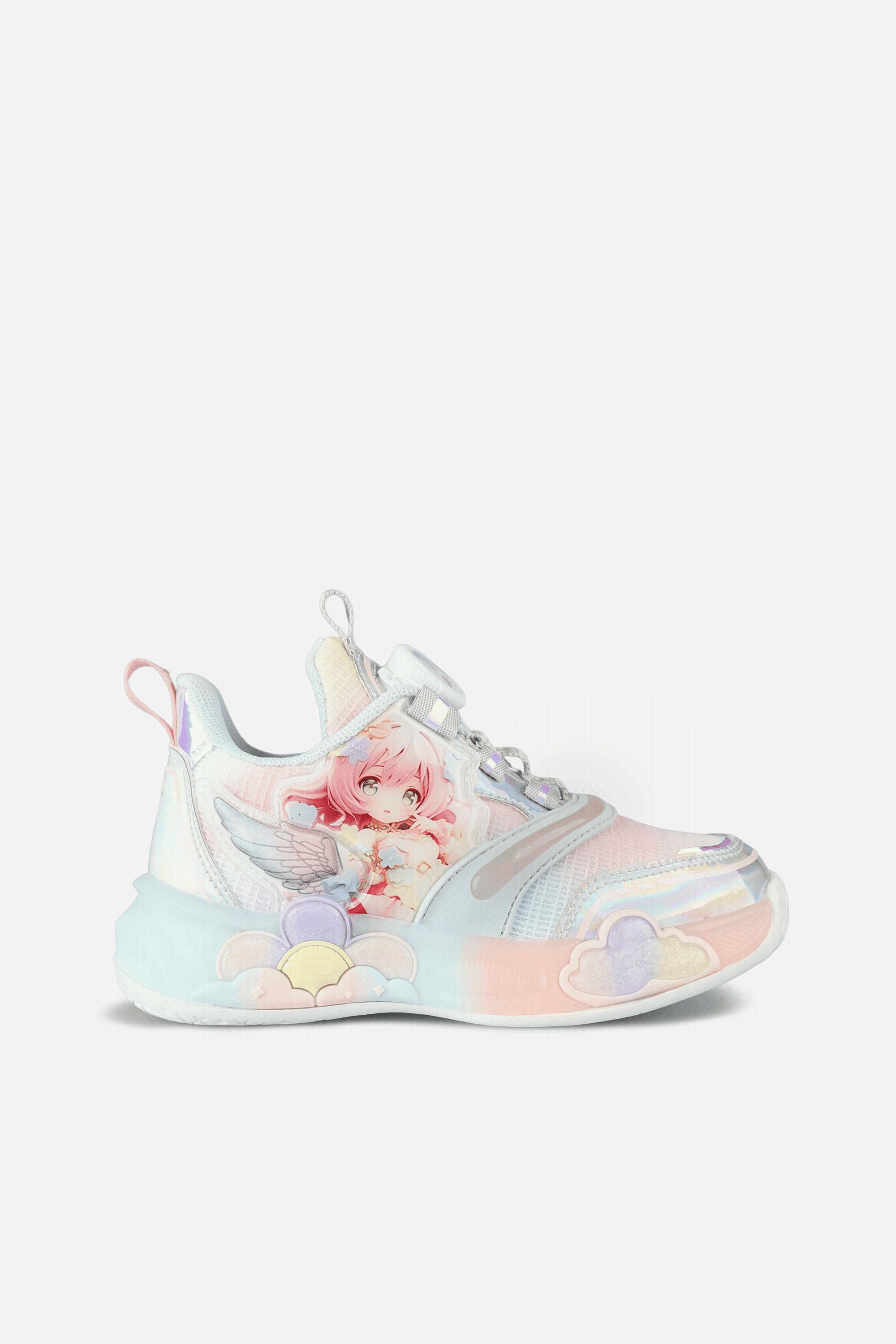 Vicco Kız Çocuk 24-28 Numara Yusi Işıklı Spor Ayakkabı Gümüş