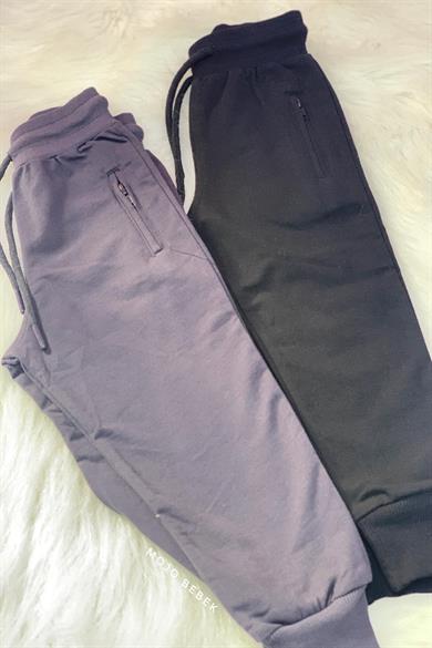 Woorage Erkek Bebek 9-36 Ay Fermuarlı Eşofman Altı 4030 Siyah