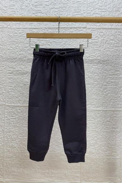 Woorage Erkek Çocuk 1-5 Yaş Lastikli Paça Yazlık Eşofman Altı 5013 Antrasit