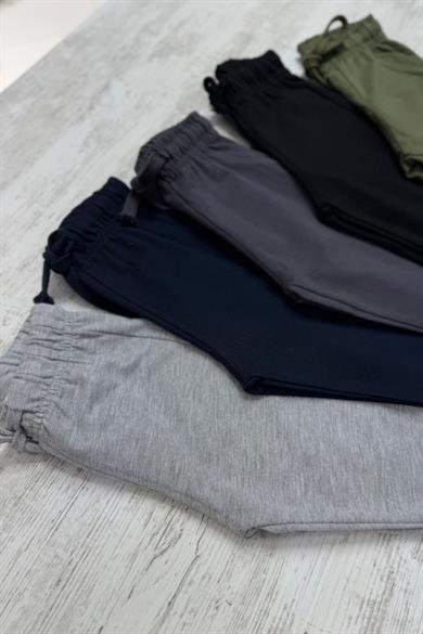 Woorage Erkek Çocuk 1-5 Yaş Lastikli Paça Yazlık Eşofman Altı 5013 Lacivert