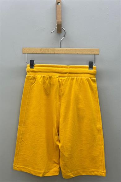 Woorage Erkek Çocuk 3-14 Yaş %100 Pamuk  Penye Şort 4054 Hardal