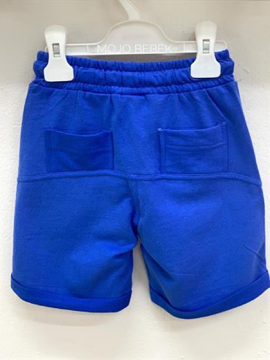 Woorage Erkek Çocuk 3-14  Yaş Duble Paça Cepli  Şort 4065 Mavi