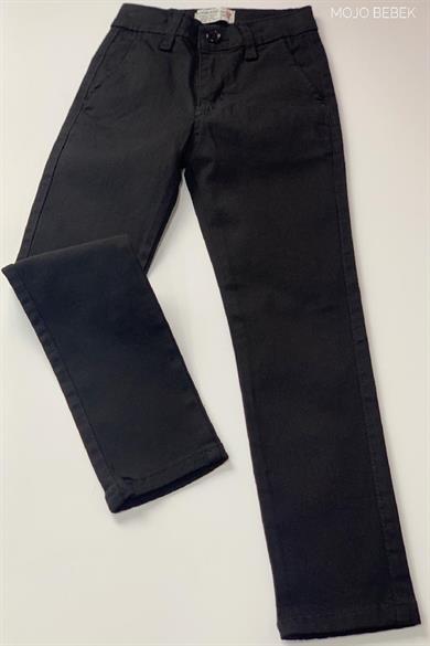 Woorage Erkek Çocuk 5-14 Yaş Kanvas Pantolon 5037 Siyah
