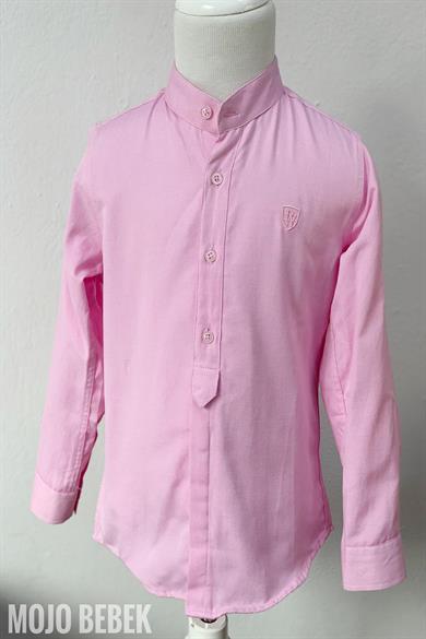 Woorage Erkek Çocuk Hakim Yaka Gömlek 3805 Pembe