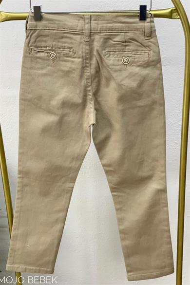Woorage Erkek Çocuk 5-14 Yaş Kanvas Pantolon 5267 Krem