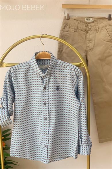 Woorage Erkek Çocuk 5-14 Yaş Kanvas Pantolon 5267 Camel